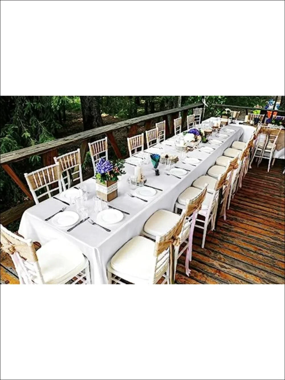 Satin Tablecloth 12 Pack 57x108 Inch Wrinkle Resistant Rectangle Dining